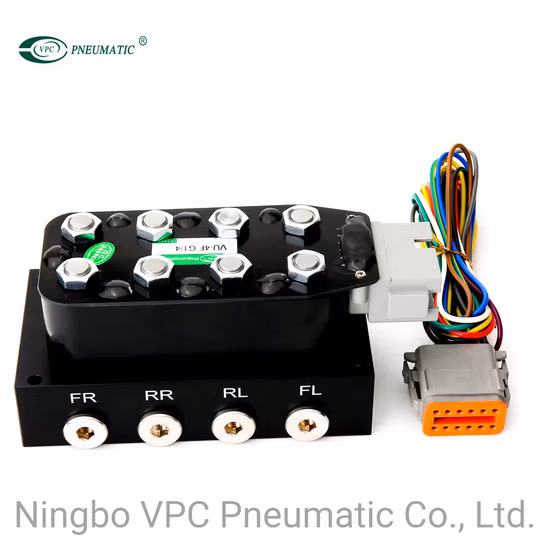 Bloque de válvulas solenoides de suspensión neumática Viair Accuair Vu4 para automóviles